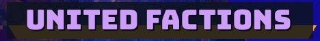 United Factions Minecraft server banner