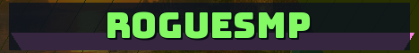 RogueSMP Minecraft server banner