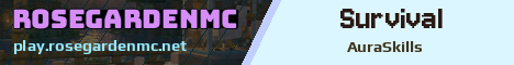 RoseGardenMC Minecraft server banner