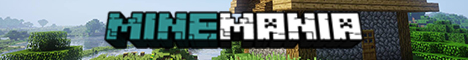 MineMania Minecraft server banner