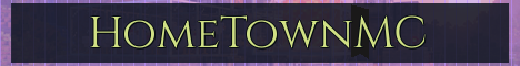 HomeTownMC Minecraft server banner