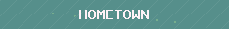 HomeTownMC Minecraft server banner