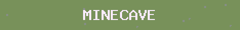 MineCave Minecraft server banner