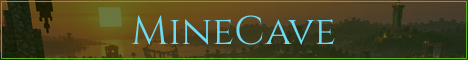 MineCave Minecraft server banner