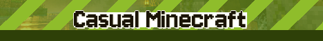 Casual Minecraft Minecraft server banner