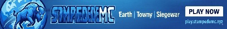 StampedeMC Minecraft server banner