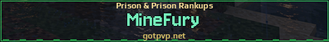 MineFury Minecraft server banner
