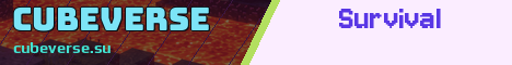 CubeVerse Minecraft server banner