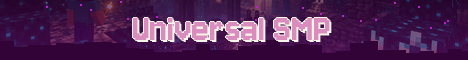 Universal SMP Minecraft server banner