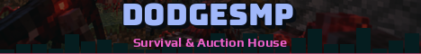 DodgeSMP Minecraft server banner