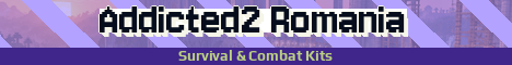 Addicted2 Romania Minecraft server banner