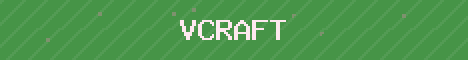 Vcraft Minecraft server banner