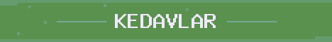 Kedavlar MMORPG Minecraft server banner