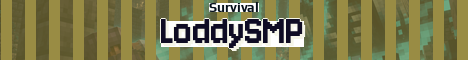 LoddySMP Minecraft server banner