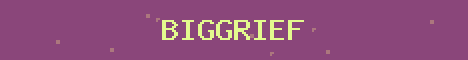 BigGrief Minecraft server banner
