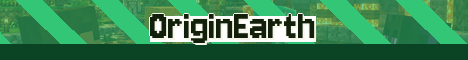 OriginEarth Minecraft server banner