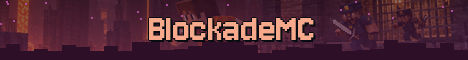 BlockadeMC Minecraft server banner