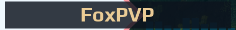 FoxPVP Minecraft server banner
