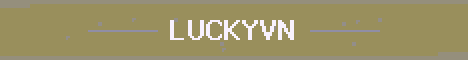 LuckyVN Network Minecraft server banner