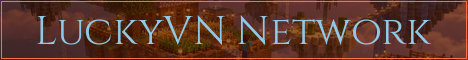 LuckyVN Network Minecraft server banner