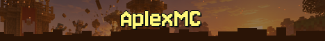 AplexMC Minecraft server banner