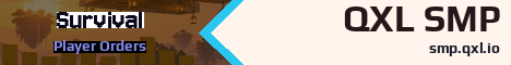 QXL SMP Minecraft server banner