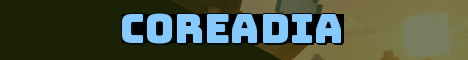 Coreadia Minecraft server banner