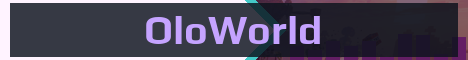 OloWorld Minecraft server banner