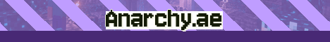 Anarchy.ae Minecraft server banner