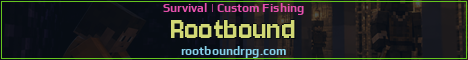 Rootbound Minecraft server banner