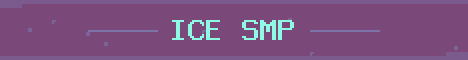 ICE SMP Minecraft server banner