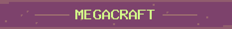 MegaCraft Minecraft server banner