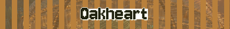Oakheart Minecraft server banner