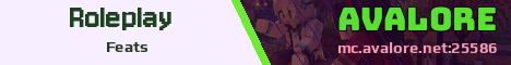 Avalore Minecraft server banner