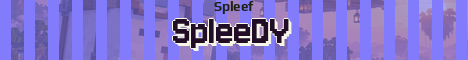 SpleeDY Minecraft server banner