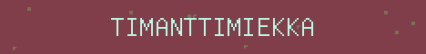 Timanttimiekka Minecraft server banner