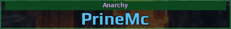 PrineMc Minecraft server banner