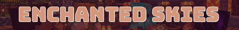 Enchanted Skies Minecraft server banner