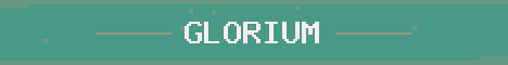 Glorium Network Minecraft server banner