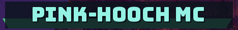 Pink-Hooch MC Minecraft server banner