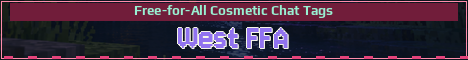 West FFA Minecraft server banner