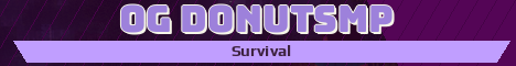 OG DonutSMP Minecraft server banner