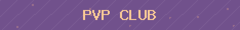 PvP Club Minecraft server banner