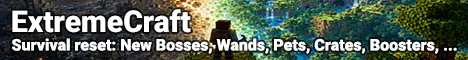 ExtremeCraft Minecraft server banner