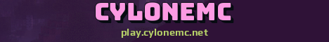 CyloneMC Minecraft server banner