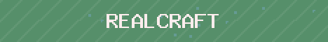 RealCraft Minecraft server banner