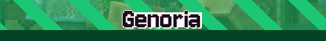 Genoria Minecraft server banner
