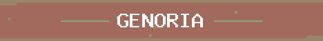 Genoria Minecraft server banner