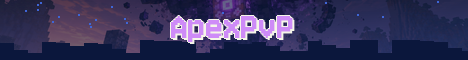 ApexPvP Minecraft server banner