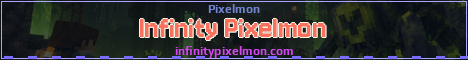 Infinity Pixelmon Minecraft server banner